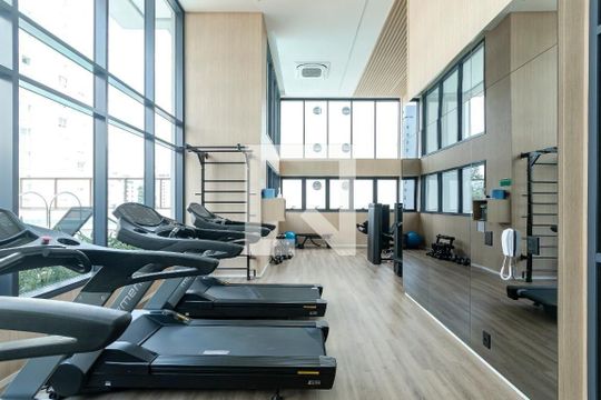 Área comum - Academia de kitnet/studio para alugar com 1 quarto, 25m² em Campo Belo, São Paulo