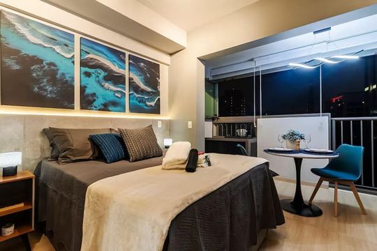 Apartamento para alugar com 1 quarto, 25m² em Consolação, São Paulo