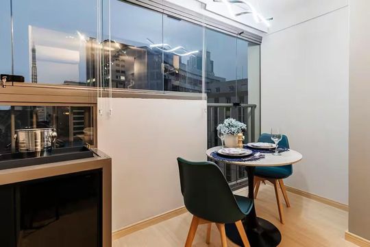 Sala/Quarto de apartamento para alugar com 1 quarto, 25m² em Consolação, São Paulo