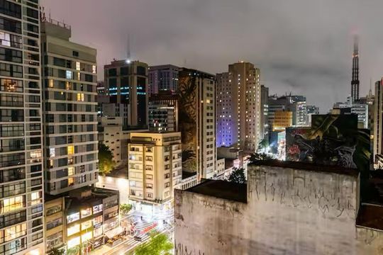 Vista  de apartamento para alugar com 1 quarto, 25m² em Consolação, São Paulo
