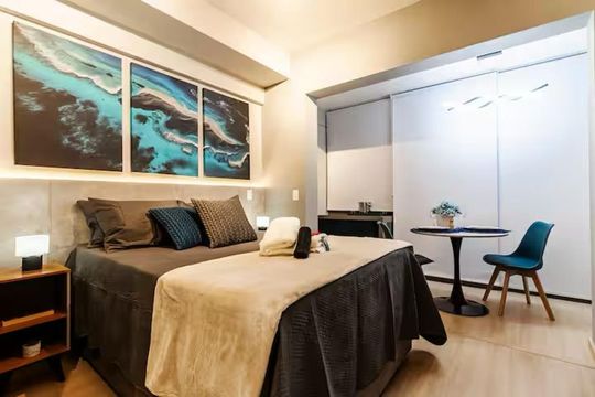 Sala/Quarto de apartamento para alugar com 1 quarto, 25m² em Consolação, São Paulo