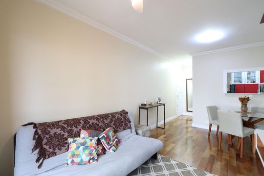 Sala de apartamento à venda com 3 quartos, 63m² em Barra Funda, São Paulo