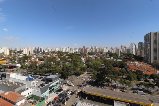 Vista de kitnet/studio à venda com 1 quarto, 30m² em Indianópolis, São Paulo
