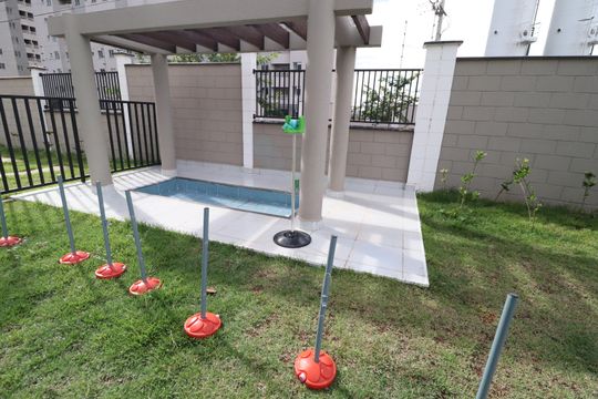 Área comum de apartamento para alugar com 2 quartos, 45m² em Jardim Inconfidencia, Uberlândia