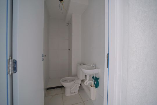 Banheiro de apartamento para alugar com 2 quartos, 33m² em Vila Silvia, São Paulo