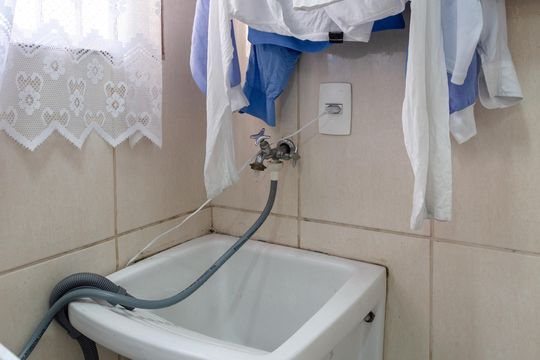 Cozinha e Área de Serviço de apartamento para alugar com 2 quartos, 60m² em Jardim Gopouva, Guarulhos