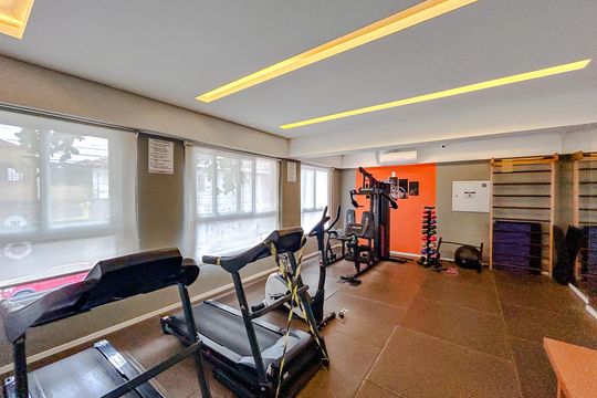 Área comum - Academia de apartamento para alugar com 2 quartos, 36m² em Chácara Califórnia, São Paulo