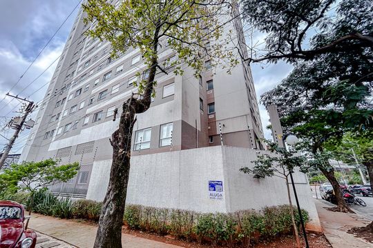 Fachada com Plaquinha de apartamento para alugar com 2 quartos, 36m² em Chácara Califórnia, São Paulo