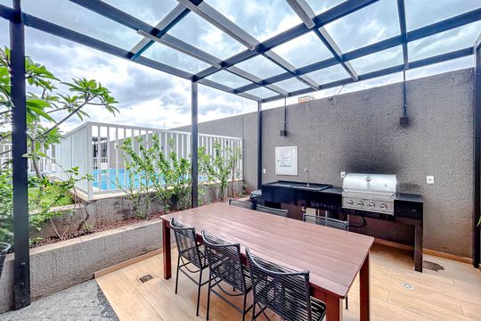 Área comum - Churrasqueira de apartamento para alugar com 2 quartos, 36m² em Chácara Califórnia, São Paulo