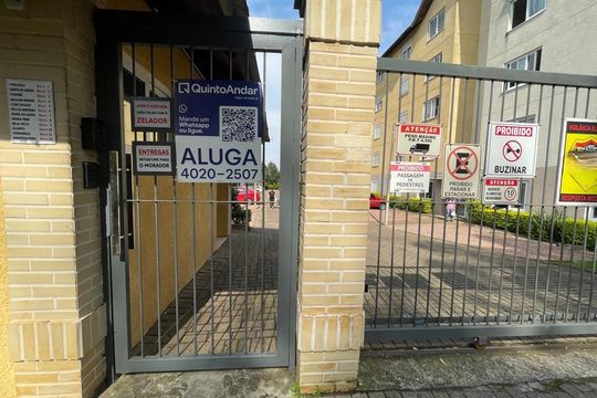 Placa instalada em 18/08/2026 com o código ZHXM-4 de apartamento para alugar com 2 quartos, 62m² em Rondônia, Novo Hamburgo