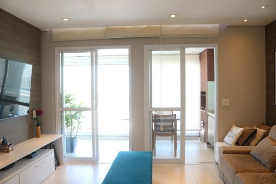 Sala de apartamento à venda com 2 quartos, 83m² em Barra Funda, São Paulo