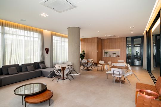 Área externa de apartamento à venda com 3 quartos, 127m² em Vila Anastácio, São Paulo