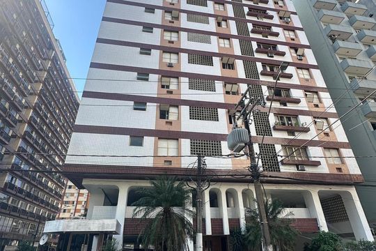 Fachada do Prédio de apartamento para alugar com 1 quarto, 60m² em Itararé, São Vicente