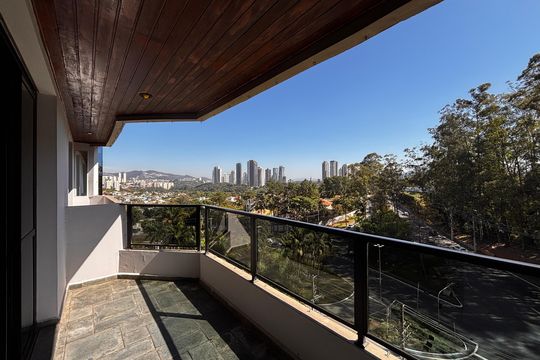 Varanda sala  de apartamento para alugar com 3 quartos, 147m² em Alphaville Industrial, Barueri