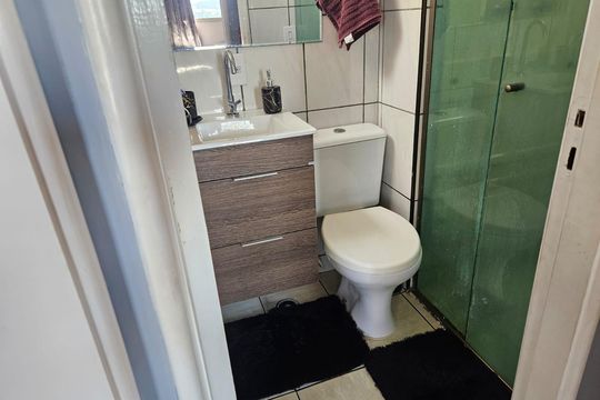 Banheiro de apartamento à venda com 2 quartos, 43m² em Jardim Peri, São Paulo