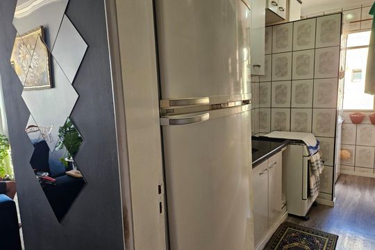 Cozinha de apartamento à venda com 2 quartos, 43m² em Jardim Peri, São Paulo