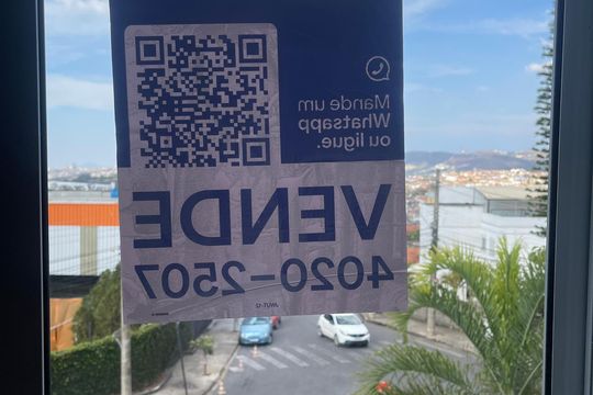 Placa de apartamento à venda com 3 quartos, 80m² em Santa Helena, Belo Horizonte