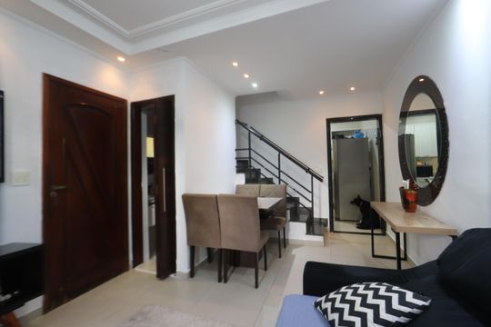 Sala de casa de condomínio à venda com 3 quartos, 138m² em Chácara Belenzinho, São Paulo