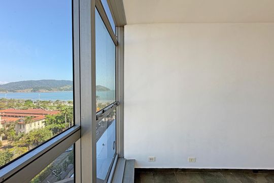 Vista da Sala de apartamento para alugar com 1 quarto, 43m² em Aparecida, Santos