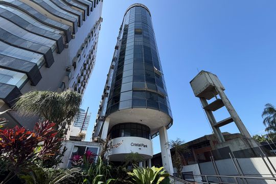 Fachada de apartamento para alugar com 1 quarto, 43m² em Aparecida, Santos