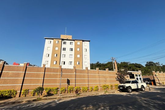 Fachada de apartamento à venda com 2 quartos, 58m² em Parque Sao Vicente, Santo André