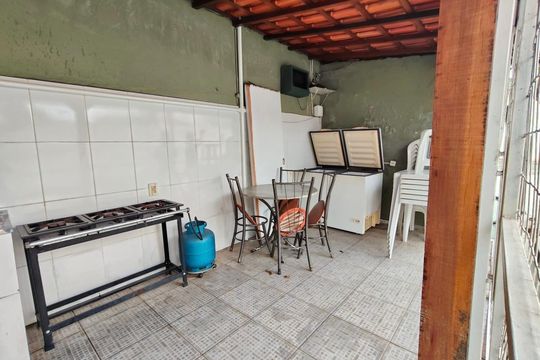Área comum - Churrasqueira  de casa à venda com 2 quartos, 114m² em Santa Amelia, Belo Horizonte