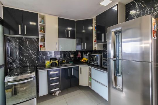 Cozinha de apartamento à venda com 3 quartos, 65m² em Gopouva, Guarulhos