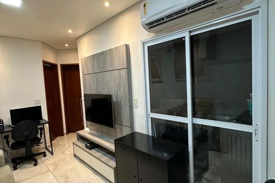 Sala de apartamento à venda com 2 quartos, 46m² em Vila Guiomar, Santo André
