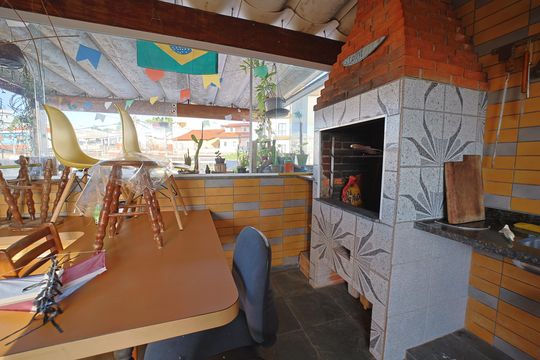 Área gourmet de casa à venda com 3 quartos, 125m² em Vila Talarico, São Paulo