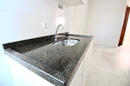 Cozinha de apartamento para alugar com 2 quartos, 41m² em Vila Marieta, São Paulo