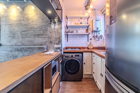 Área de serviço de apartamento para alugar com 1 quarto, 40m² em Rio Branco, Porto Alegre