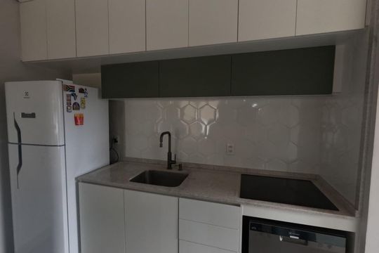 Cozinha de apartamento para alugar com 2 quartos, 74m² em Torres de São José, Jundiaí