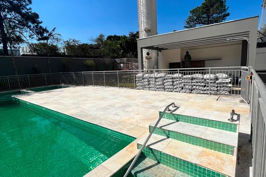 Área externa de apartamento à venda com 2 quartos, 35m² em Santo Amaro, São Paulo