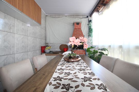 Varanda gourmet de casa à venda com 3 quartos, 125m² em Jardim Campos, São Paulo