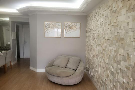 Sala de apartamento à venda com 3 quartos, 70m² em Barcelona, São Caetano do Sul