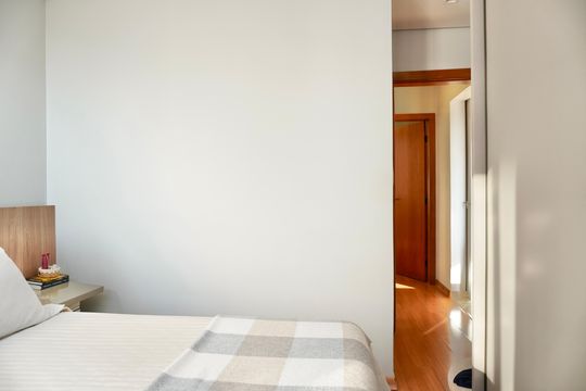 Suíte  de apartamento à venda com 2 quartos, 77m² em Buritis, Belo Horizonte