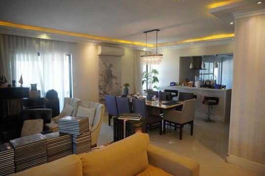 Sala de Estar de apartamento para alugar com 2 quartos, 232m² em Alphaville, Barueri