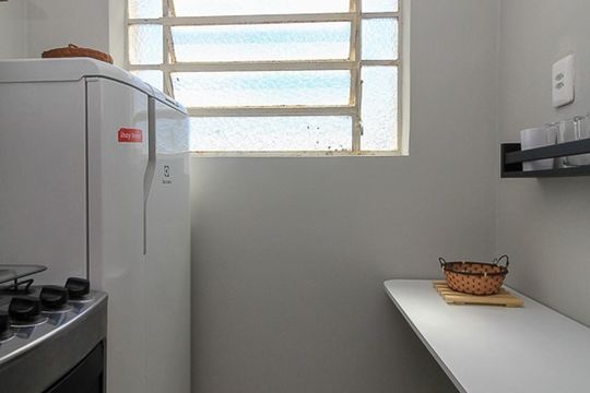 Cozinha de kitnet/studio à venda com 1 quarto, 30m² em Praia de Belas, Porto Alegre