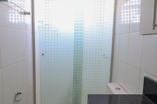 Banheiro da Suíte de apartamento à venda com 2 quartos, 50m² em Ponte Preta, Campinas