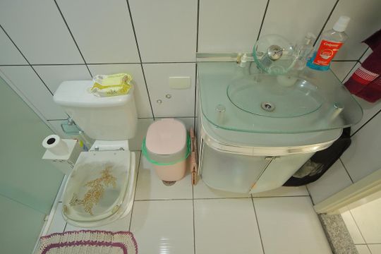 Banheiro Social  de apartamento à venda com 3 quartos, 97m² em Centro, São Bernardo do Campo
