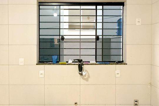 Cozinha de casa para alugar com 1 quarto, 30m² em Centro, Florianópolis