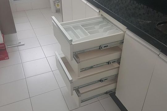Cozinha de apartamento à venda com 2 quartos, 65m² em Presidente Altino, Osasco