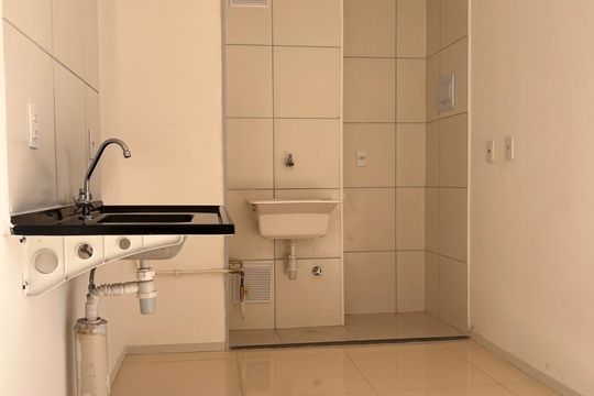 Cozinha de apartamento para alugar com 2 quartos, 35m² em Vila Barreto, São Paulo
