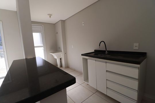 COZINHA  de apartamento para alugar com 2 quartos, 60m² em Residencial E Comercial Palmares, Ribeirão Preto