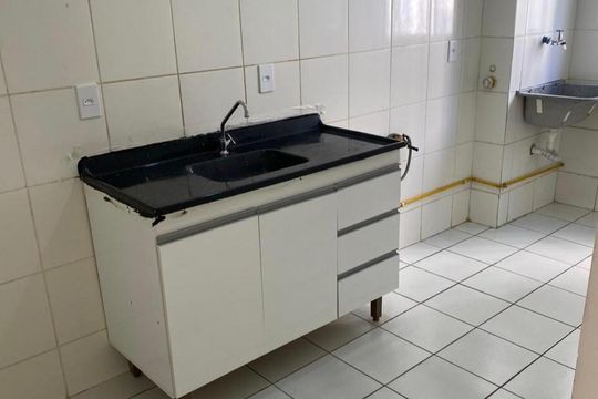 Cozinha e Área de Serviço de apartamento para alugar com 2 quartos, 55m² em Jardim das Bandeiras, Campinas