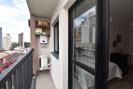 Sacada do Studio de apartamento para alugar com 1 quarto, 22m² em Centro, Curitiba