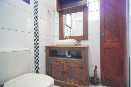 Banheiro da Suíte de casa para alugar com 3 quartos, 140m² em Feitoria, São Leopoldo