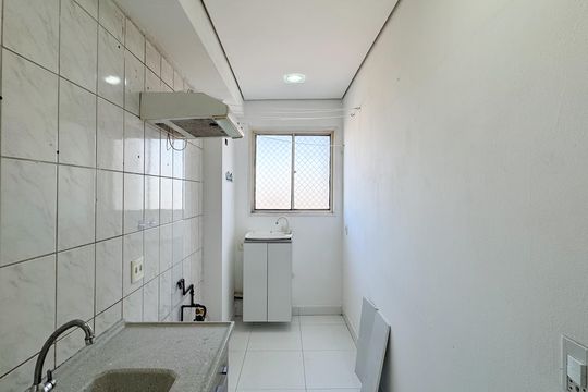 Cozinha de apartamento à venda com 2 quartos, 56m² em Vila Planalto, São Bernardo do Campo