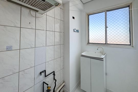 Área de Serviço de apartamento à venda com 2 quartos, 56m² em Vila Planalto, São Bernardo do Campo