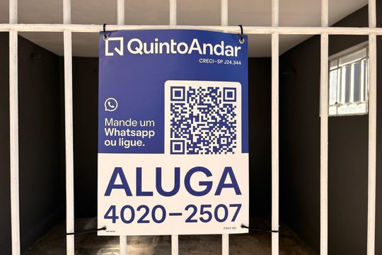  plaquinha FRAY-591 de casa para alugar com 2 quartos, 85m² em Jardim Jamaica, Santo André